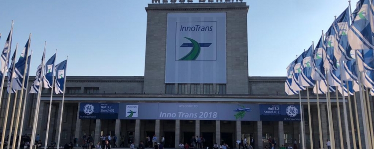 Lielākajā dzelzceļa transporta industrijas izstādē InnoTrans2018 informē par Rail Baltica attīstību Latvijā