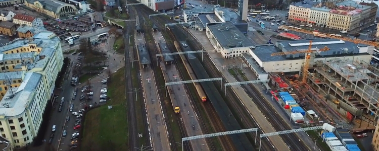 Notiek ģeotehniskās izpētes darbi Rail Baltica Rīgas Centrālās dzelzceļa stacijas būvniecības vietās