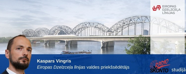 Noklausies interviju: kāds būs Rail Baltica tilts pār Daugavu