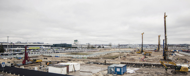 Rail Baltica projektā pie lidostas ‘’Rīga’’ pabeigta unikālu urbpāļu izbūve