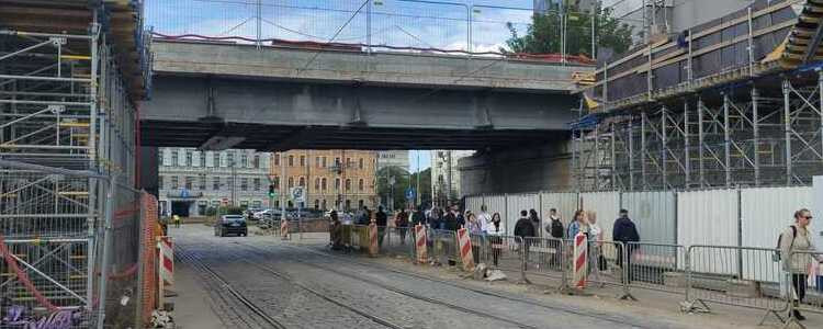 No 5. septembra ierobežos satiksmi Rail Baltica Prāgas ielas pārvada zonā 