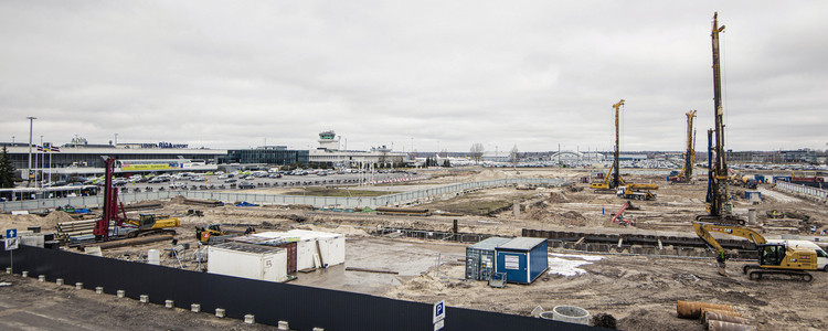 Rail Baltica stacijas lidostā Rīga būvlaukumā – smalks darbs kā juvelierim Vecrīgā