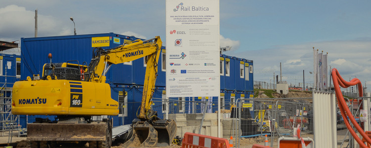 Pirmajā būvniecības pusgadā sasniegts progress Rail Baltica Rīgas Centrālā mezgla izveidē (+video)
