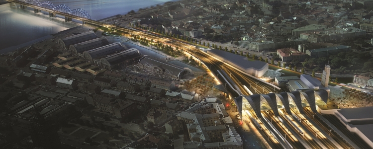 Rail Baltica  Rīgas Centrālās dzelzceļa stacijas projektēšana veikta 20% apjomā 