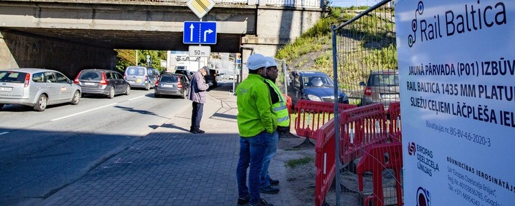 Rail Baltica projektā pilnvērtīgu satiksmi Rīgā, Lāčplēša ielā plānots atjaunot novembrī 